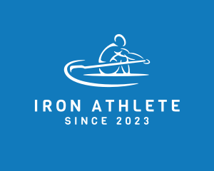 Rowing Athlete Club  logo design