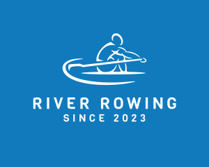 Rowing Athlete Club  logo design