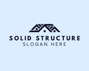 Structure House Roofing logo design