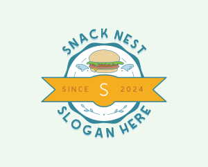 Burger Food Diner logo design