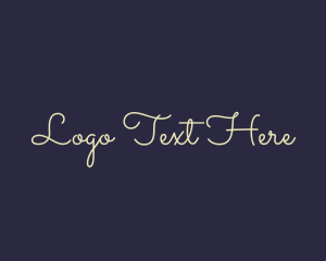 Elegant Cursive Business Logo