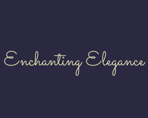 Elegant Cursive Business logo design