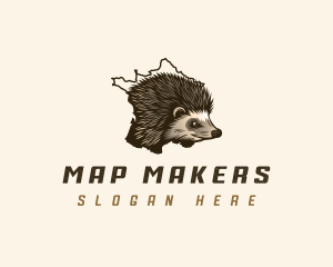 France European Hedgehog logo design