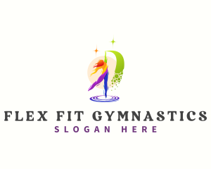 Gymnastics Female Dancer logo