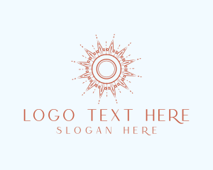 Elegant Sunray Ornament logo