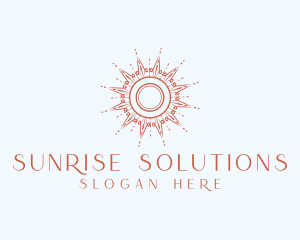 Elegant Sunray Ornament logo