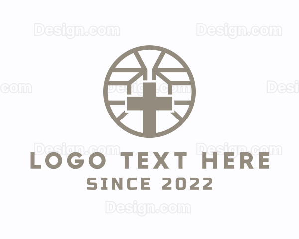 Holy Religious Cross Logo