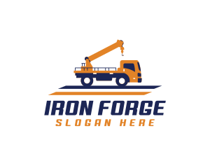 Industrial Tow Truck logo design