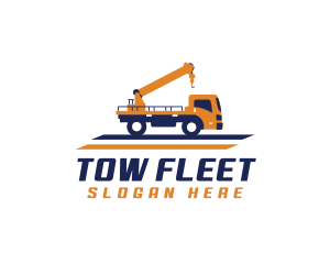 Industrial Tow Truck logo design