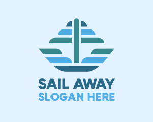 Ocean Sailing Anchor Boat logo