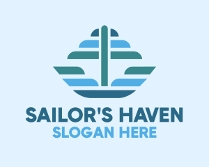 Ocean Sailing Anchor Boat logo