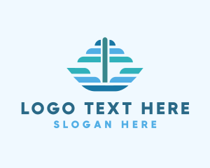 Ocean Sailing Anchor Boat logo