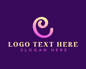 Gradient Cute Swirl logo