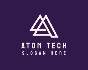 Tech Startup Letter A  logo design