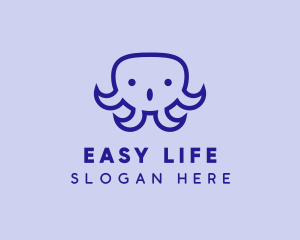 Aquatic Toy Octopus logo design