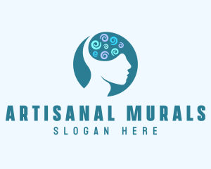 Human Head Mind logo design