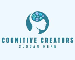 Human Head Mind logo design