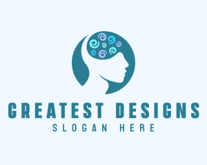 Human Head Mind logo design