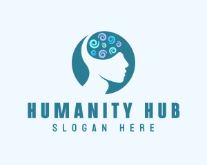 Human Head Mind logo design