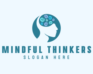 Human Head Mind logo design