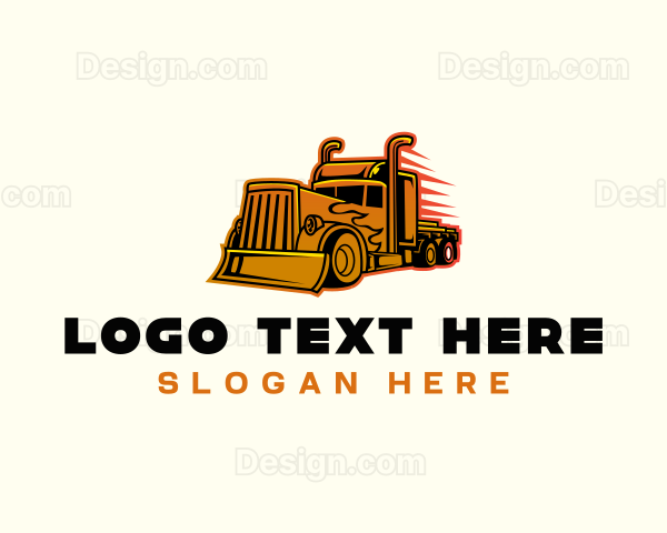 Truck Vehicle Freight Logo