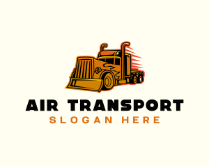 Truck Vehicle Freight logo design