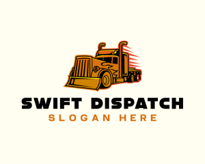 Truck Vehicle Freight logo design