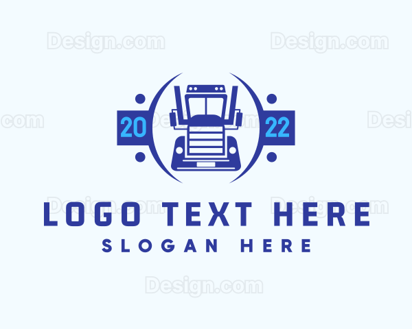 Trailer Truck Badge Logo