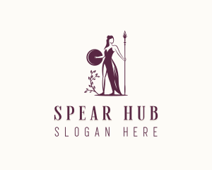 Spear Female Warrior logo