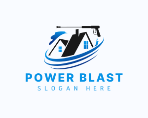 Sanitation Power Wash logo design