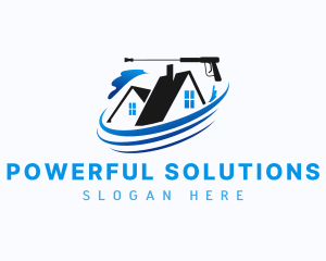 Sanitation Power Wash logo design