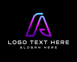 App - Gradient Tech App logo design
