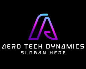 Gradient Tech App logo design