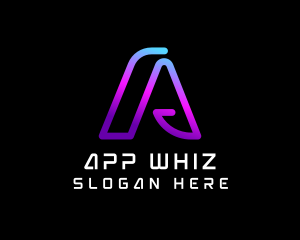 Gradient Tech App logo design