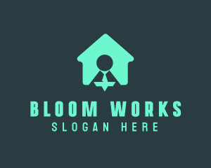 Work From Home logo design