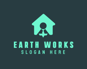 Work From Home logo design