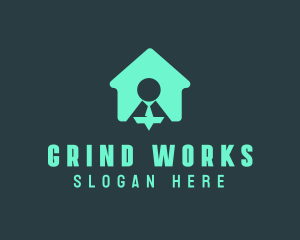 Work From Home logo design