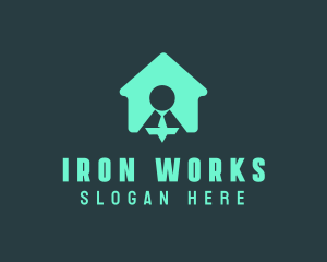 Work From Home logo design