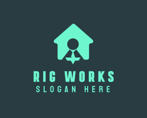 Work From Home logo design