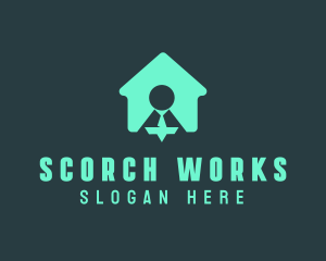 Work From Home logo design