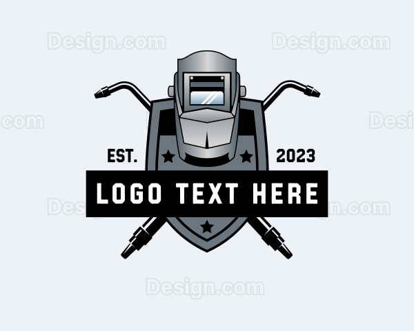 Welding Mask Metal Repair Logo