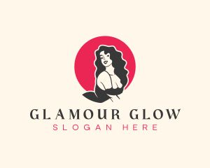 Glamour Woman Salon logo design