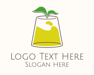 Iced - Lemonade Tea Glass logo design