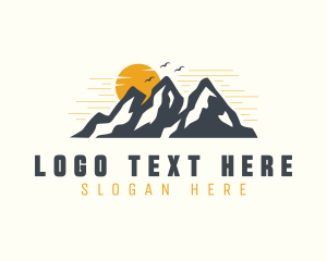 Sunset Mountain Scenery logo