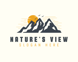 Sunset Mountain Scenery logo