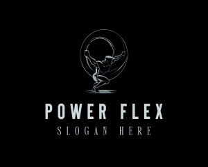 Strength Power Atlas logo design