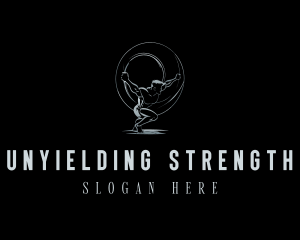 Strength Power Atlas logo design