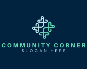 People Charity Community logo design