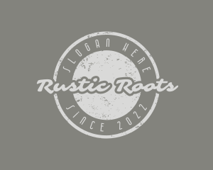 Rustic Grunge Business logo design