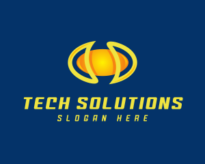 Abstract Tech Company logo design
